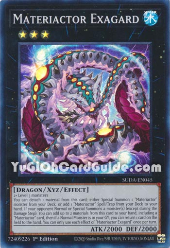 Yu-Gi-Oh Card: Materiactor Exagard