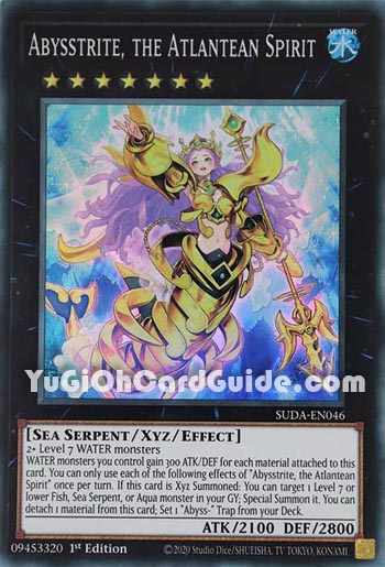 Yu-Gi-Oh Card: Abysstrite, the Atlantean Spirit