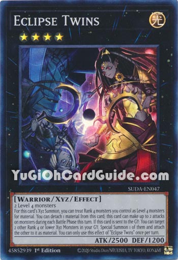 Yu-Gi-Oh Card: Eclipse Twins