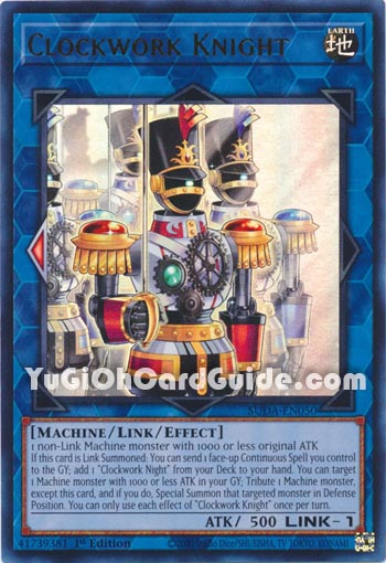 Yu-Gi-Oh Card: Clockwork Knight