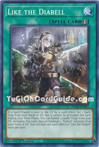 Yu-Gi-Oh Card: Like the Diabell