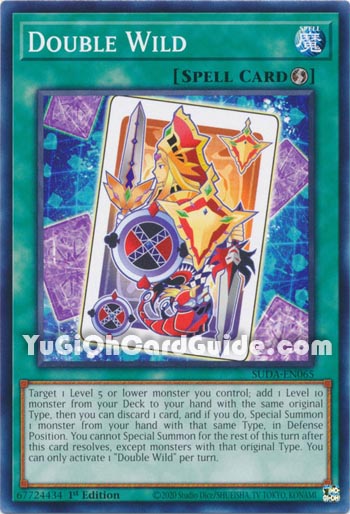 Yu-Gi-Oh Card: Double Wild