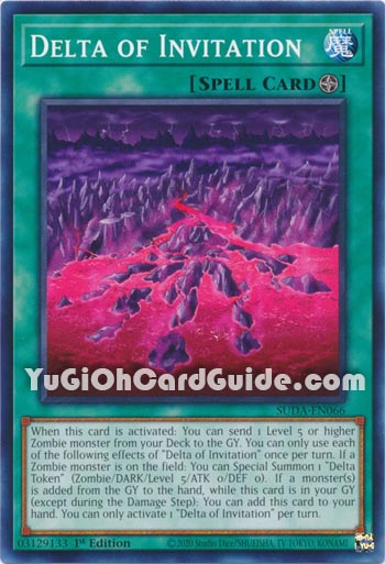 Yu-Gi-Oh Card: Delta of Invitation