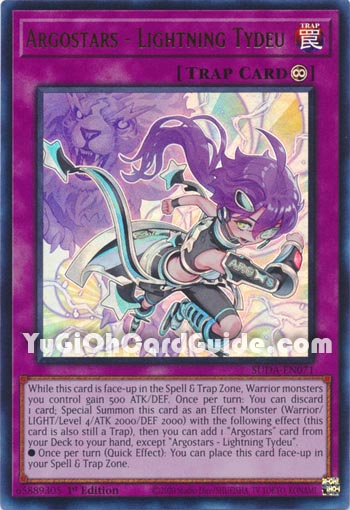 Yu-Gi-Oh Card: Argostars - Lightning Tydeu