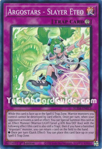 Yu-Gi-Oh Card: Argostars - Slayer Eteo