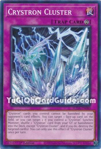 Yu-Gi-Oh Card: Crystron Cluster