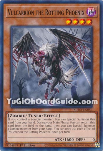 Yu-Gi-Oh Card: Vulcarrion the Rotting Phoenix