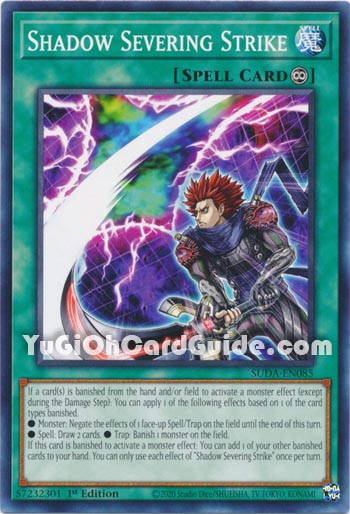 Yu-Gi-Oh Card: Shadow Severing Strike