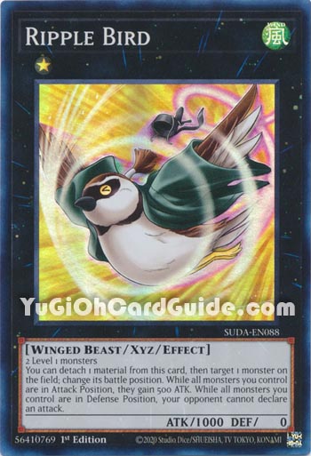 Yu-Gi-Oh Card: Ripple Bird