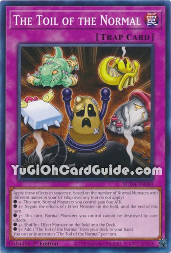 Yu-Gi-Oh Card: The Toil of the Normal