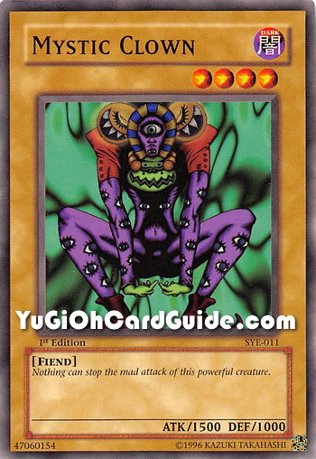 Yu-Gi-Oh Card: Mystic Clown