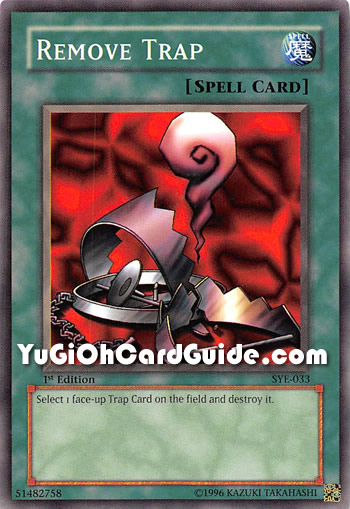 Yu-Gi-Oh Card: Remove Trap