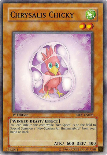 Yu-Gi-Oh Card: Chrysalis Chicky
