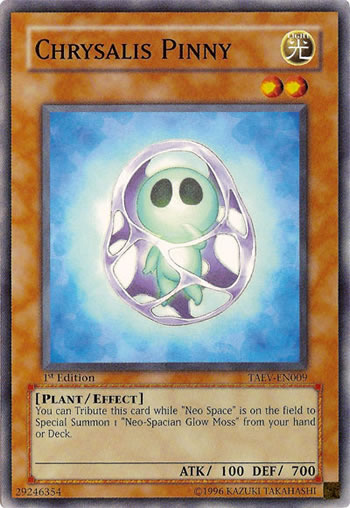 Yu-Gi-Oh Card: Chrysalis Pinny