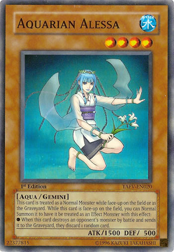Yu-Gi-Oh Card: Aquarian Alessa