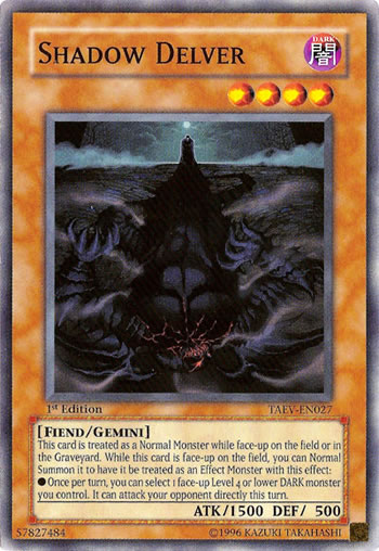 Yu-Gi-Oh Card: Shadow Delver