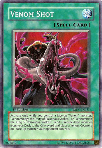 Yu-Gi-Oh Card: Venom Shot