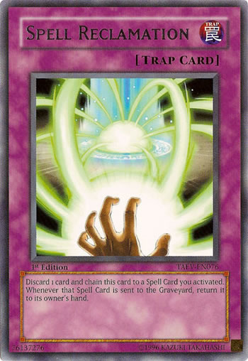 Yu-Gi-Oh Card: Spell Reclamation