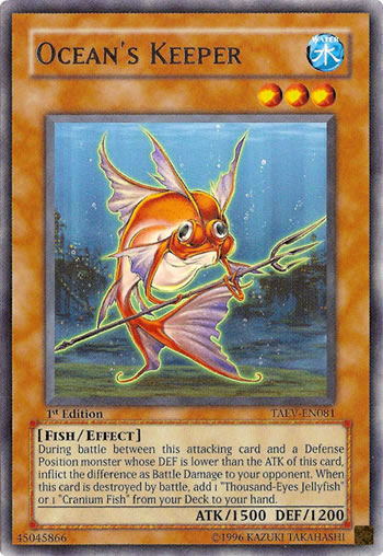 Yu-Gi-Oh Card: Ocean's Keeper