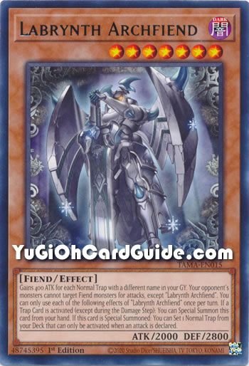 Yu-Gi-Oh Card: Labrynth Archfiend