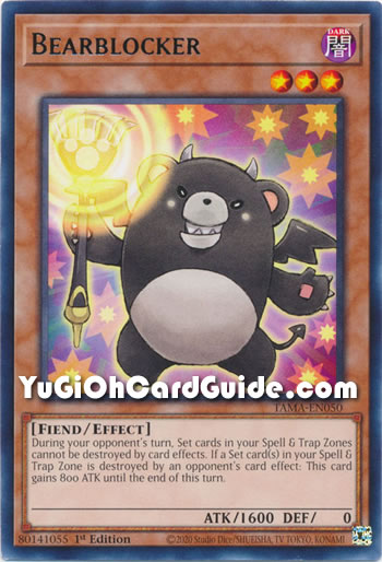 Yu-Gi-Oh Card: Bearblocker
