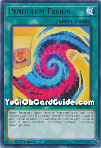 Yu-Gi-Oh Card: Pendulum Fusion
