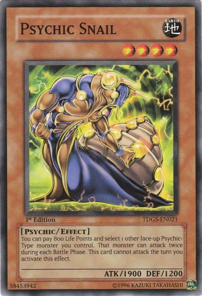 Yu-Gi-Oh Card: Psychic Snail