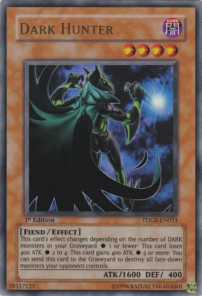 Yu-Gi-Oh Card: Dark Hunter