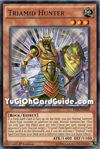 Yu-Gi-Oh Card: Triamid Hunter