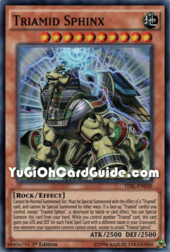 Yu-Gi-Oh Card: Triamid Sphinx