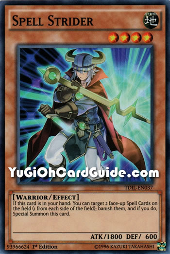 Yu-Gi-Oh Card: Spell Strider