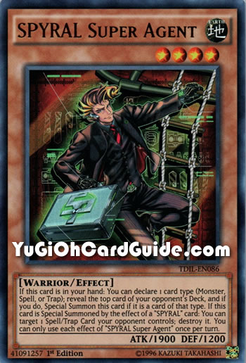 Yu-Gi-Oh Card: SPYRAL Super Agent