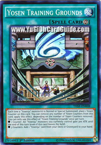 Yu-Gi-Oh Card: Yosen Training Grounds