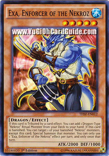 Yu-Gi-Oh Card: Exa, Enforcer of the Nekroz