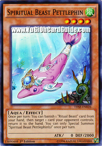 Yu-Gi-Oh Card: Spiritual Beast Pettlephin