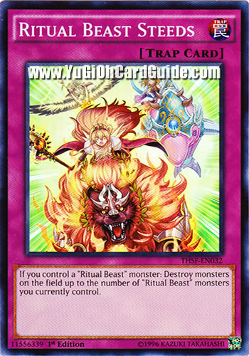 Yu-Gi-Oh Card: Ritual Beast Steeds