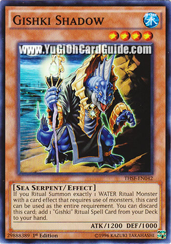 Yu-Gi-Oh Card: Gishki Shadow