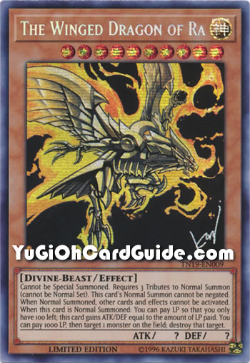 Yu-Gi-Oh Card: The Winged Dragon of Ra