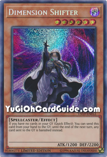 Yu-Gi-Oh Card: Dimension Shifter