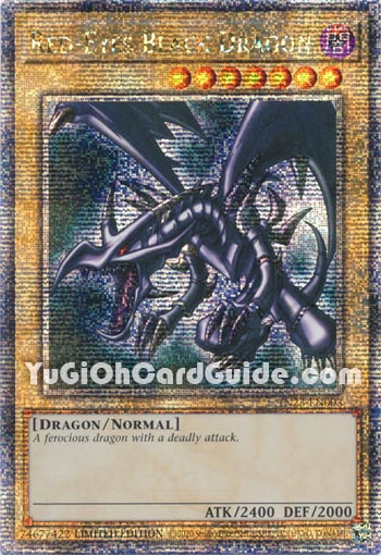 Yu-Gi-Oh Card: Red-Eyes Black Dragon