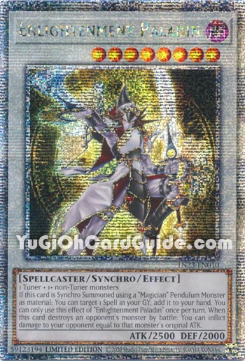 Yu-Gi-Oh Card: Enlightenment Paladin