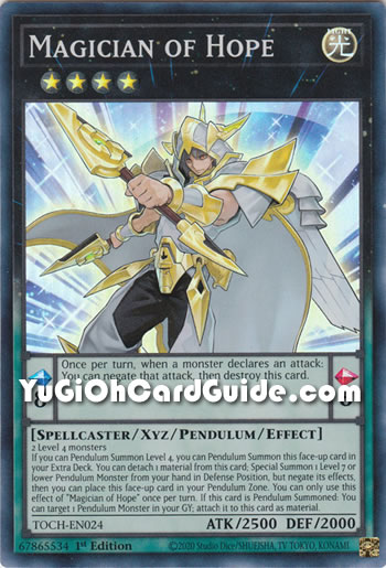 Yu-Gi-Oh Card: Magician of Hope