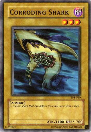 Yu-Gi-Oh Card: Corroding Shark