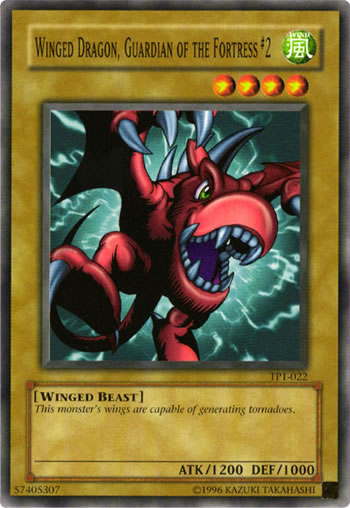 Yu-Gi-Oh Card: Winged Dragon, Guardian of the Fortress #2