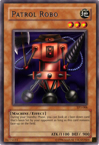 Yu-Gi-Oh Card: Patrol Robo