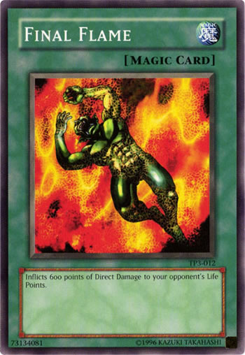 Yu-Gi-Oh Card: Final Flame