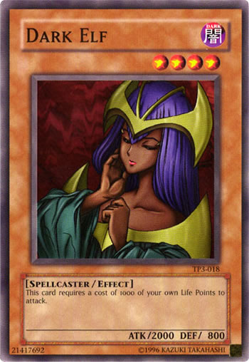 Yu-Gi-Oh Card: Dark Elf