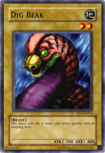 Yu-Gi-Oh Card: Dig Beak