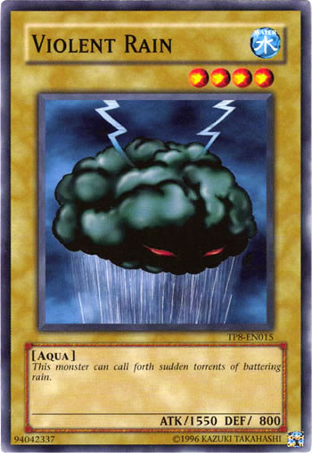 Yu-Gi-Oh Card: Violent Rain