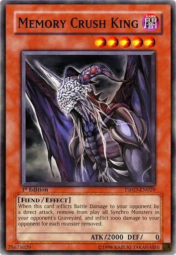 Yu-Gi-Oh Card: Memory Crush King